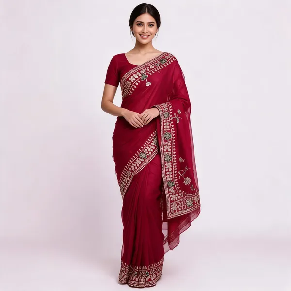 RC_Gota_Foil_Red_Beautiful_Designer_Saree