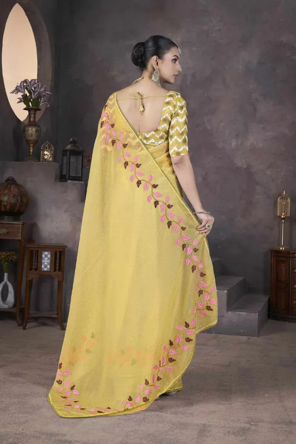 RC_MUSTARD_Beautiful_Designer_Saree
