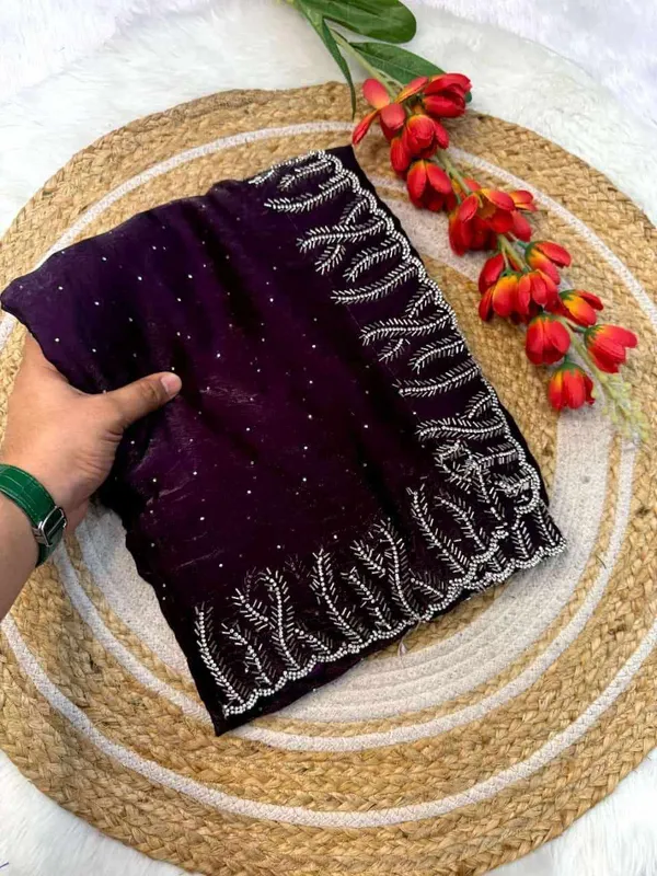 RC_Purple_Fandy_satin_silk_Saree
