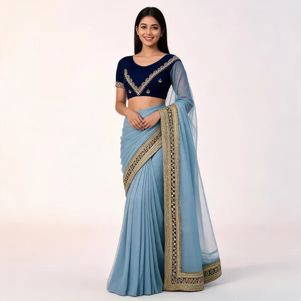 RC_Twill_Net_Designer_Saree