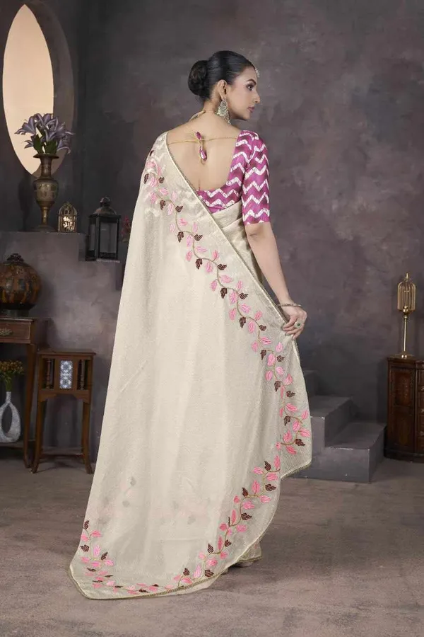RC_WHITE_Beautiful_Designer_Saree