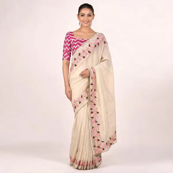 RC_WHITE_Beautiful_Designer_Saree