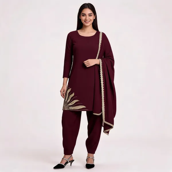 RTC_5871_Natural_crep_silk_Beads_with_moti_Party_Wear_Dress