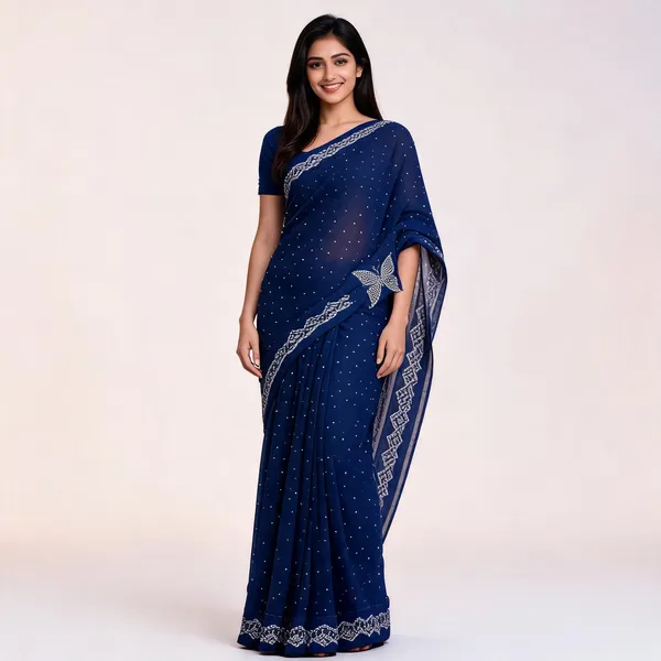 S4s_Blue_Siroski_Butterfly_Stones_Lace_Georgette_Party_Wear_Saree