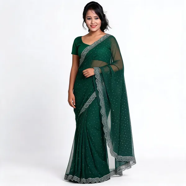 S4s_Green_Karishma_Siroski_Stones_Lace_Georgette_Party_Wear_Saree