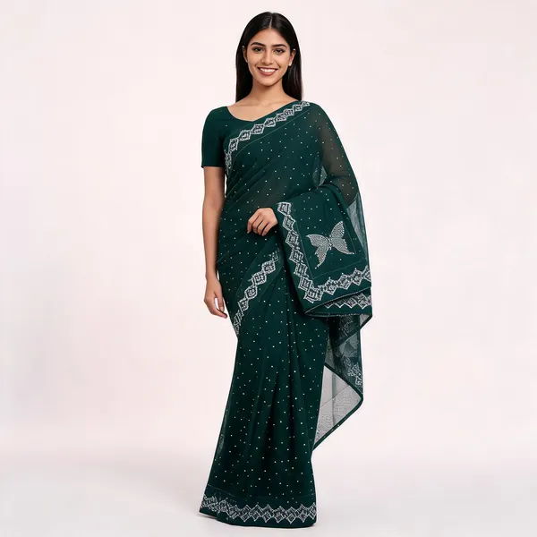 S4s_Green_Siroski_Butterfly_Stones_Lace_Georgette_Party_Wear_Saree