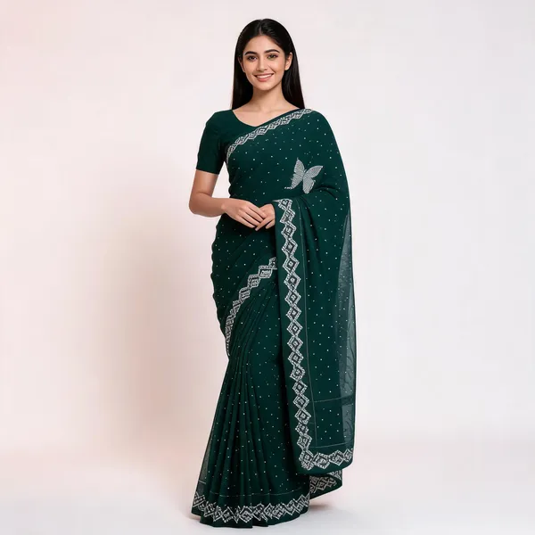 S4s_Green_Siroski_Butterfly_Stones_Lace_Georgette_Party_Wear_Saree