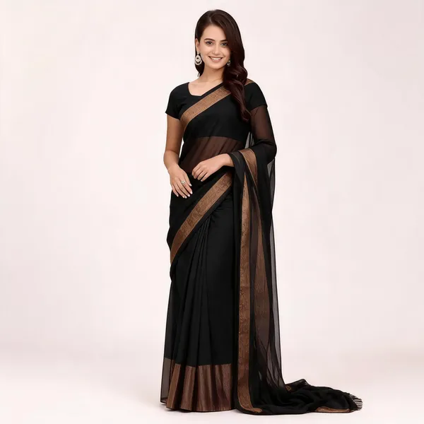 S4S_Ready_To_Wear_Black_Saree