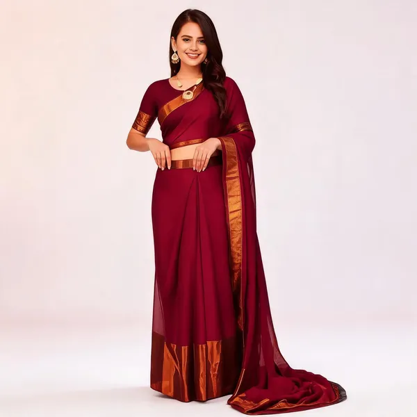 S4S_Ready_To_Wear_Maroon_Saree