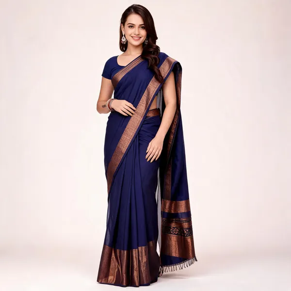 S4S_Ready_To_Wear_Navy_Blue_Saree