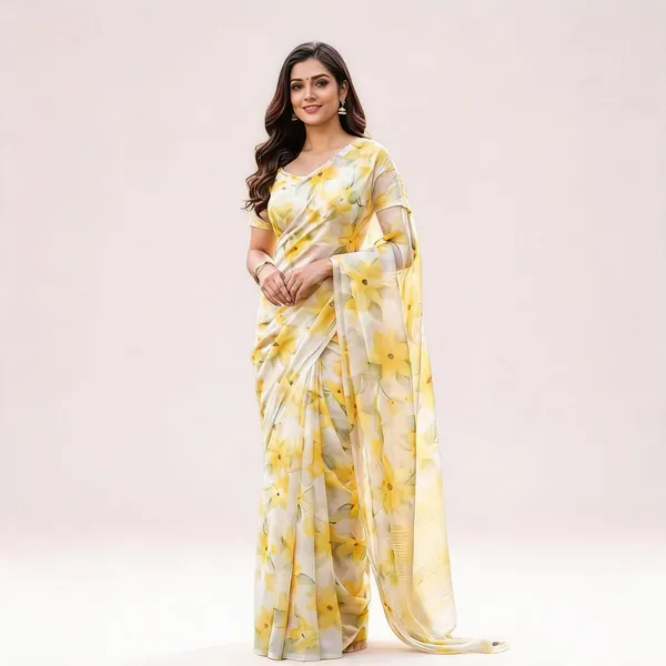 S4S_Turkey_Floral_Silk_Yellow_Saree