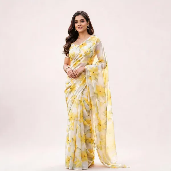 S4S_Turkey_Floral_Silk_Yellow_Saree