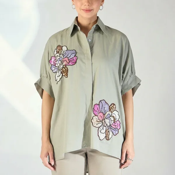 Antifit_Embellished_Pure_Cotton_Shirt