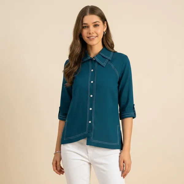 Asymmetric_Pure_Cotton_Shirt