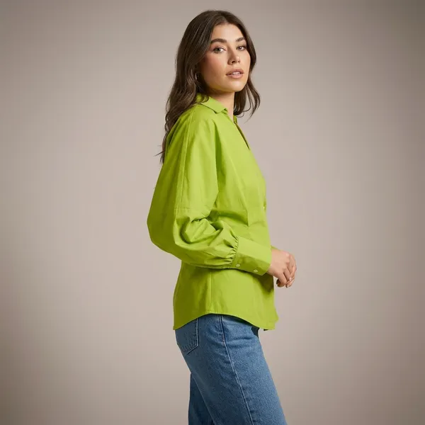 Balloon_Sleeves_Pure_Cotton_Shirt