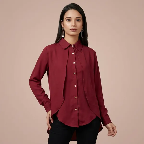 Ruffle_Overlay_Crepe_Shirt