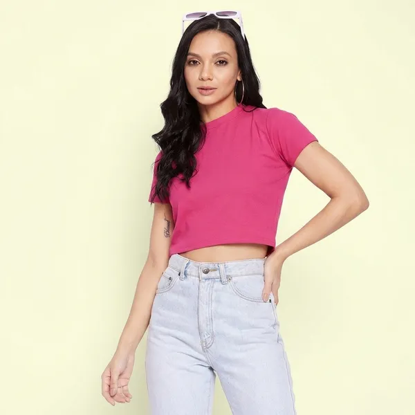 Solid_Cotton_Stretchable_Crop_Top