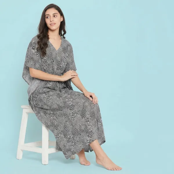 Comfortable_Printed_Kaftan/Nightie