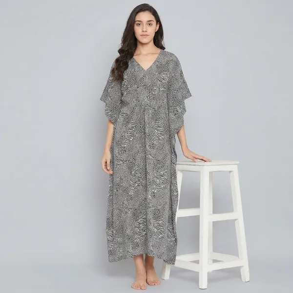 Comfortable_Printed_Kaftan/Nightie