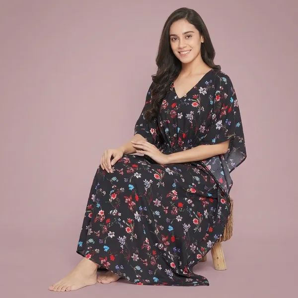 Comfortable_Printed_Kaftan/Nightie