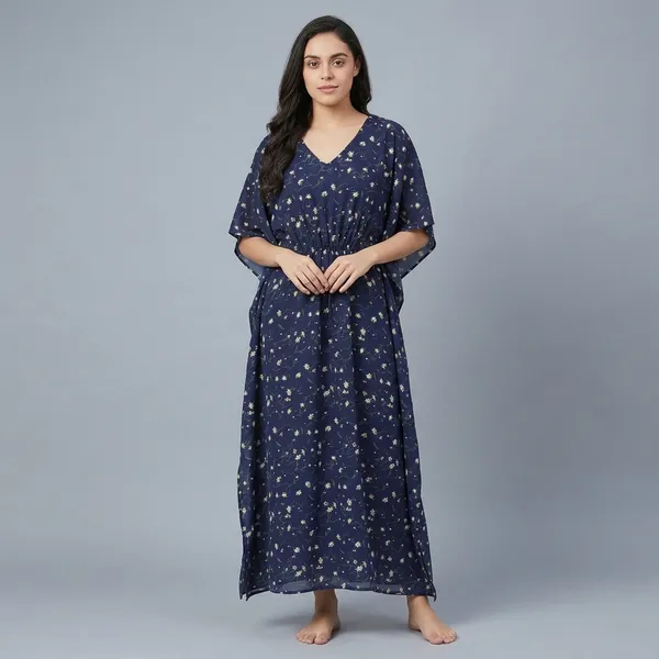Comfortable_Printed_Kaftan/Nightie
