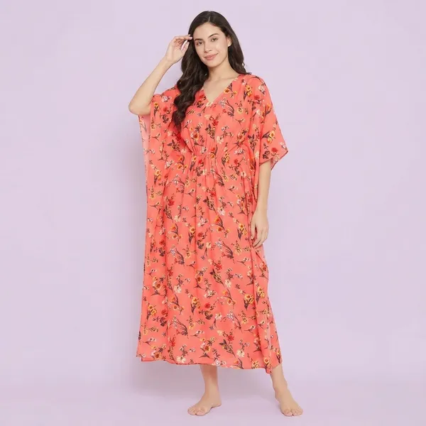Comfortable_Printed_Kaftan/Nightie
