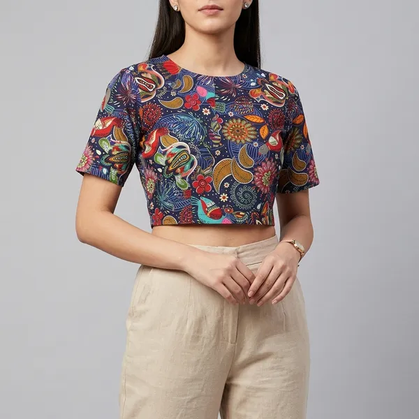 Solid_Cotton_Stretchable_Crop_Top