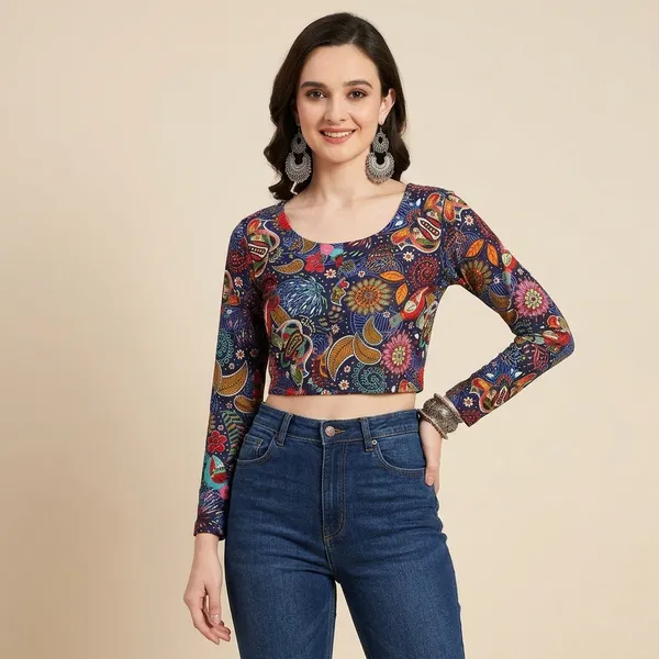 Solid_Cotton_Stretchable_Crop_Top