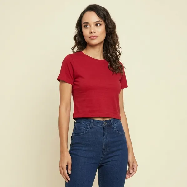 Solid_Cotton_Stretchable_Crop_Top