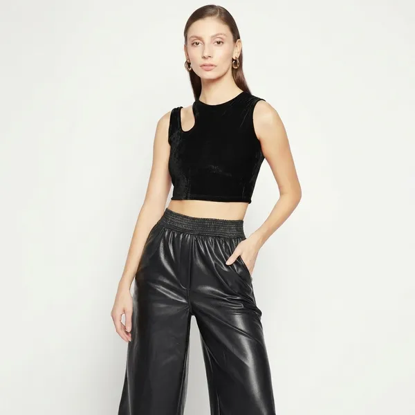 Solid_Cotton_Stretchable_Crop_Top