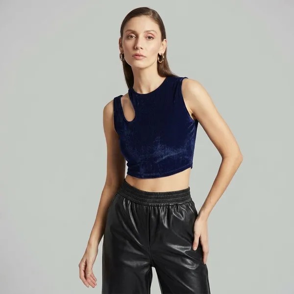 Solid_Cotton_Stretchable_Crop_Top