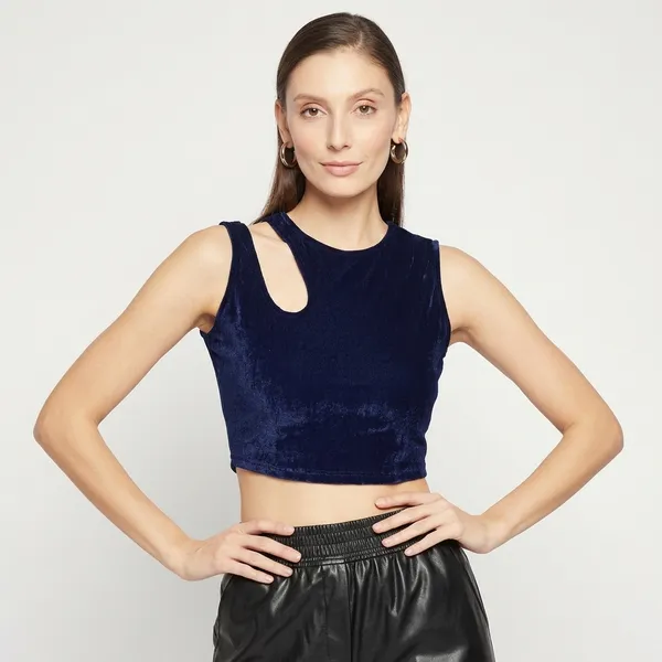 Solid_Cotton_Stretchable_Crop_Top