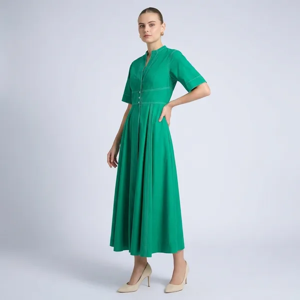 Corset_Panelled_Cotton_Midi_Dress