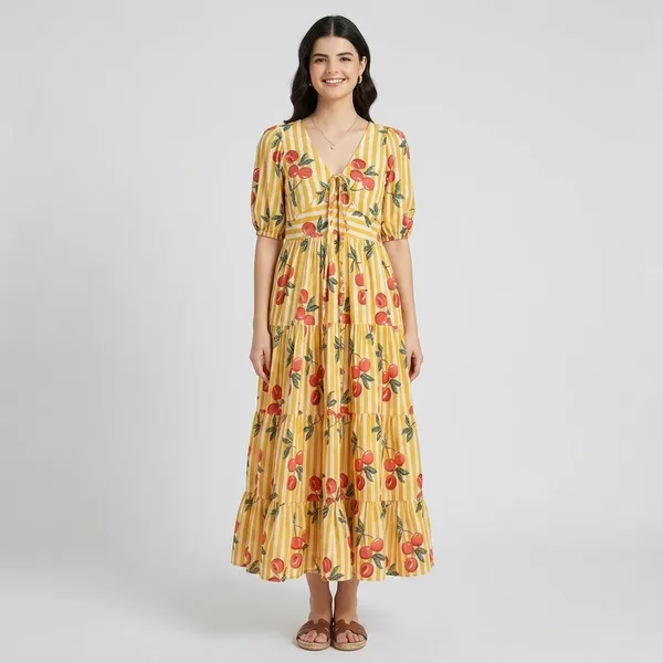 Pure_Cotton_Neck_Tie_Up_Maxi_Dress
