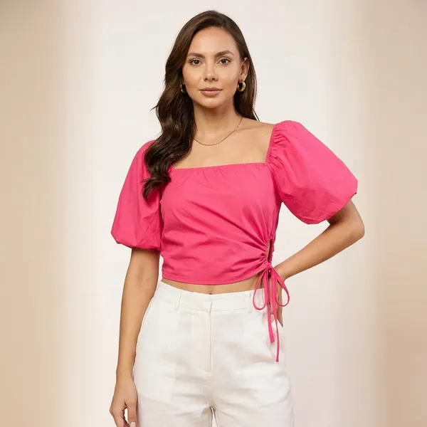 Solid_Cotton_Stretchable_Crop_Top