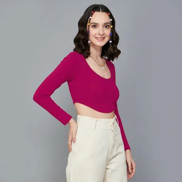 Solid_Cotton_Stretchable_Crop_Top