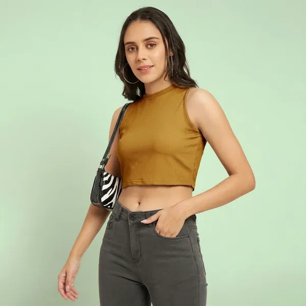 Solid_Cotton_Stretchable_Crop_Top