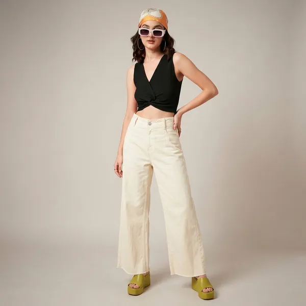 Cotton_Stretchable_Knotted_Short_Top
