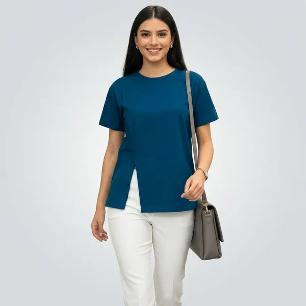 Cotton_Top_With_Side_Slit