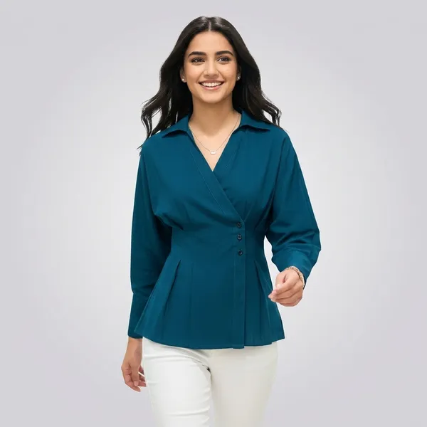 Pure_Cotton_Wrap_Style_Placket_Shirt