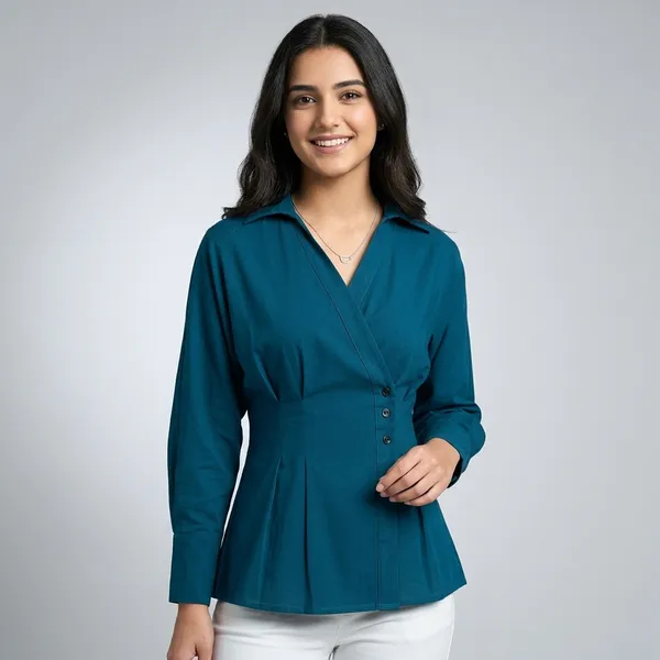 Pure_Cotton_Wrap_Style_Placket_Shirt