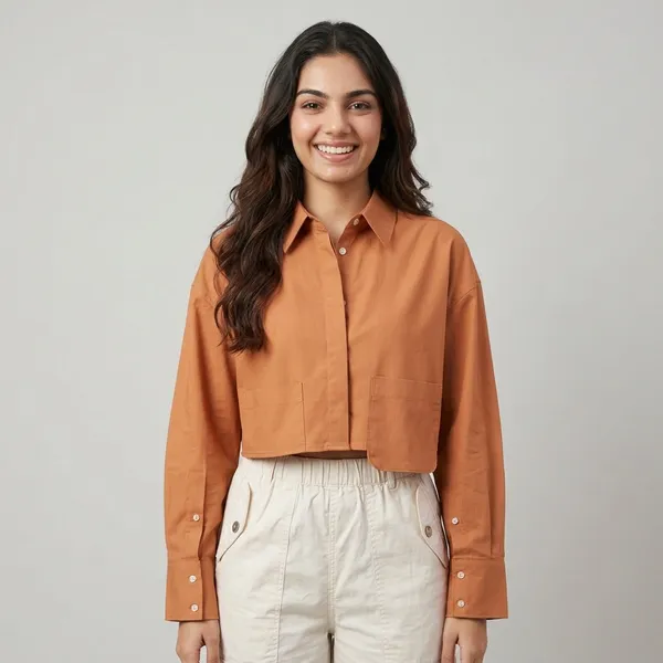 Cropped_Cotton_Shirt_With_Pocket