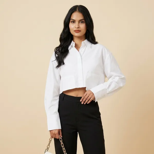 Cropped_Cotton_Shirt_With_Pocket