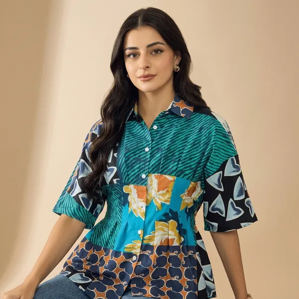 Drop_Shoulder_Pleated_Pure_Cotton_Shirt