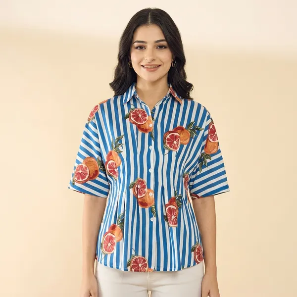 Drop_Shoulder_Pleated_Pure_Cotton_Shirt