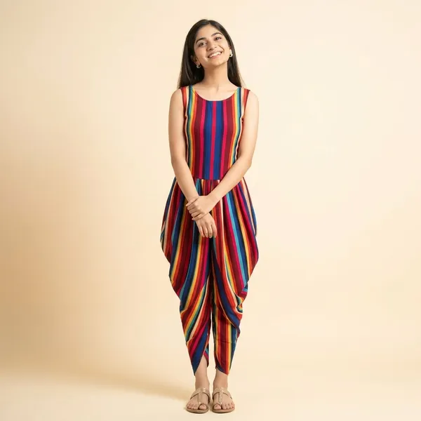 Elasticated_Dhoti_Jumpsuit_For_Girls
