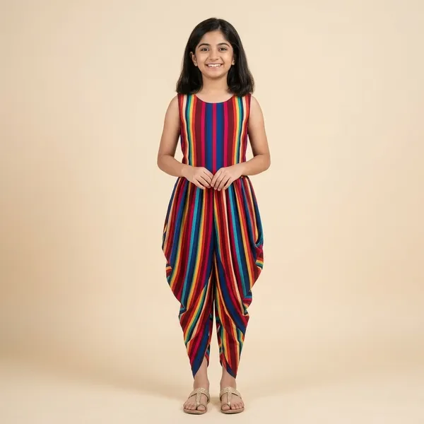 Elasticated_Dhoti_Jumpsuit_For_Girls