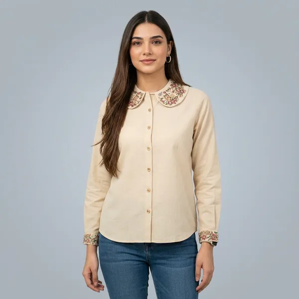 Embroidered_Collar_Linen_Shirt