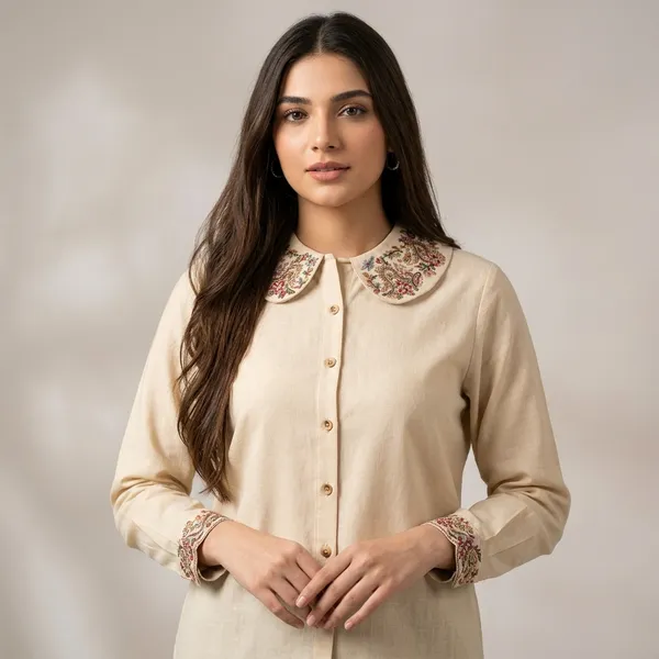Embroidered_Collar_Linen_Shirt