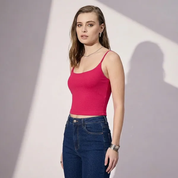 Solid_Cotton_Stretchable_Crop_Top